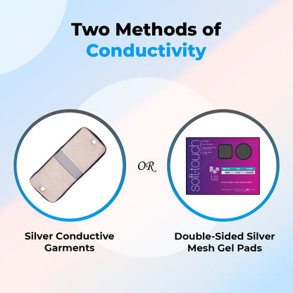 Conductive Wearable Back Wrap by Blue Silver