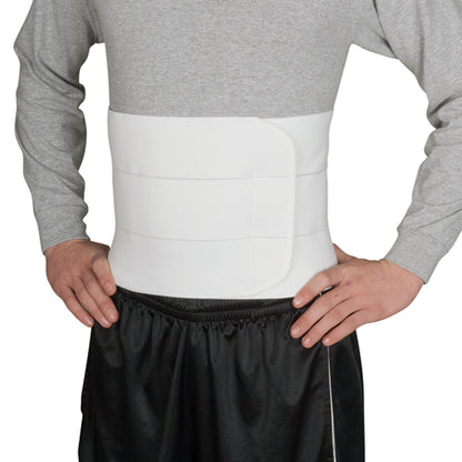 Blue Jay Abdominal Binder Universal, White, 9" Width