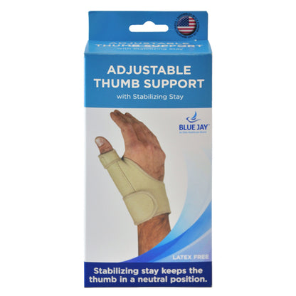 Blue Jay Adj Thumb Support w/Stabilizing Stay Beige