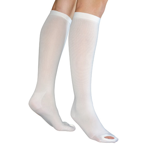 Anti-Embolism Stockings,Reg 15-20mmHg,Below Knee, Insp Toe