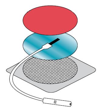 Soft-Touch Carbon Electrodes Foam back(PMT gel)