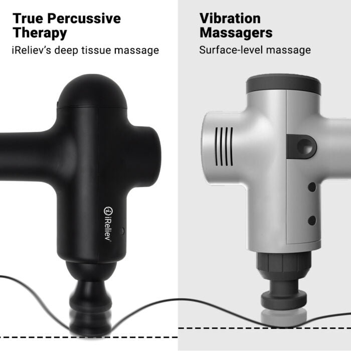 Percussion vs vibration massage 