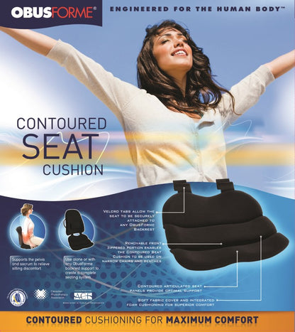 Obus Contoured Seat Cushion (Bagged)