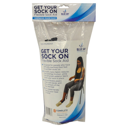 Get Your Sock On Sock Aid Flexible Terry Cloth