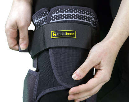 Wrap-on Knee Brace with Extension and Flexion Hinge